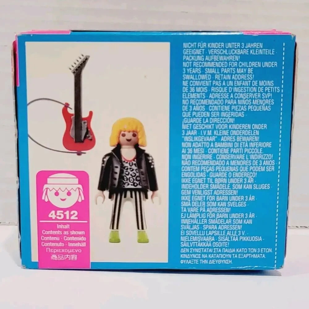 Playmobil Special 4512 Building Set Guitar Player Pop Star Rockstar Rocker